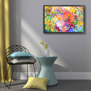 Huancan - Flowers And Birds - 60*45CM 11CT 3 Stamped Cross Stitch