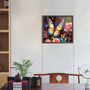 Butterfly 45*40CM(Canvas) Full Round Drill Diamond Painting