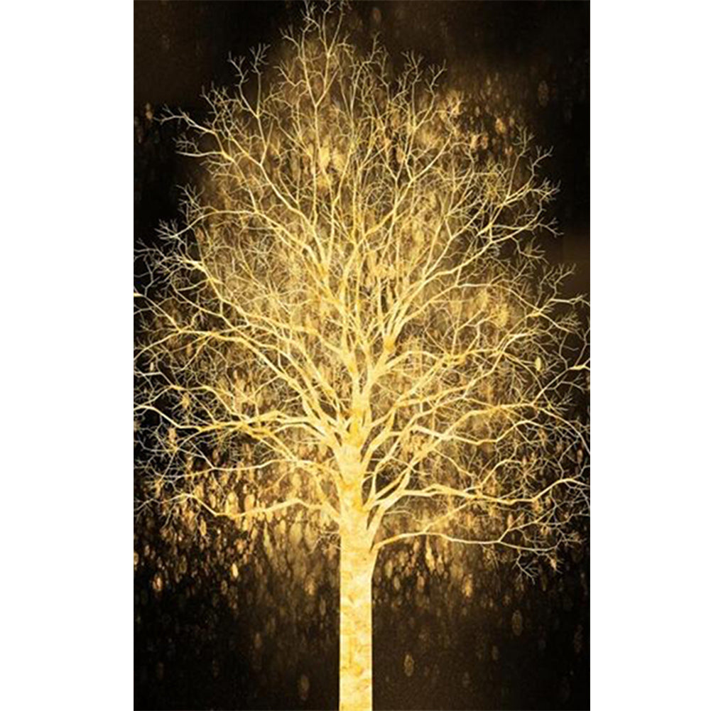 Golden Tree 45*70CM(Picture) Full Square Drill Diamond Painting