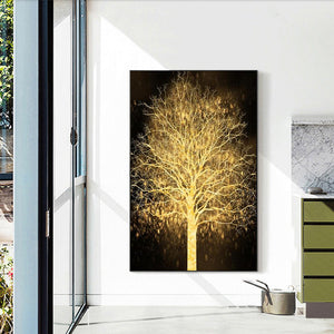 Golden Tree 45*70CM(Picture) Full Square Drill Diamond Painting