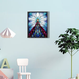 Anna From Frozen 30*40CM(Canvas) Full Round Drill Diamond Painting