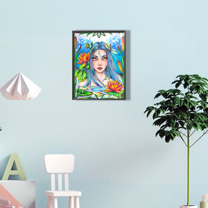 Goddess 30*40CM(Canvas) Full Round Drill Diamond Painting