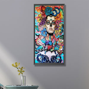 Flower Fairies 30*70CM(Canvas) Full Round Drill Diamond Painting