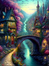 Load image into Gallery viewer, House With A Small Bridge 40*50CM(Canvas) Full Round Drill Diamond Painting

