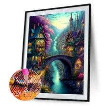 Load image into Gallery viewer, House With A Small Bridge 40*50CM(Canvas) Full Round Drill Diamond Painting
