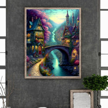 Load image into Gallery viewer, House With A Small Bridge 40*50CM(Canvas) Full Round Drill Diamond Painting
