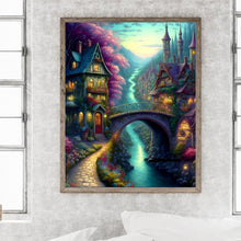 Load image into Gallery viewer, House With A Small Bridge 40*50CM(Canvas) Full Round Drill Diamond Painting
