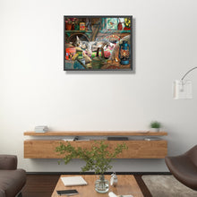 Load image into Gallery viewer, Cat Sleeping Lazy 50*40CM(Canvas) Full Round Drill Diamond Painting
