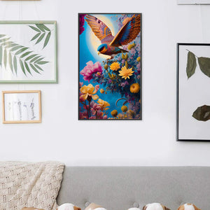 Huancan - Flowers And Birds - 30*50CM 18CT 2 Stamped Cross Stitch