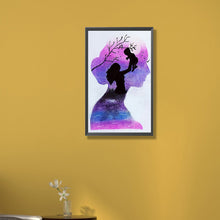 Load image into Gallery viewer, Mother Earth Silhouette 30*50CM(Canvas) Full Round Drill Diamond Painting
