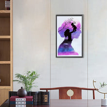 Load image into Gallery viewer, Mother Earth Silhouette 30*50CM(Canvas) Full Round Drill Diamond Painting
