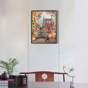 Lounge 30*40CM(Canvas) Full Round Drill Diamond Painting