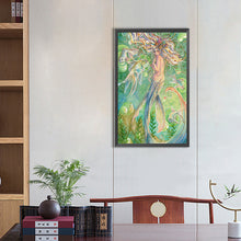 Load image into Gallery viewer, Mermaid And Pearl Girl 30*50CM(Canvas) Full Round Drill Diamond Painting

