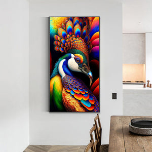 Graceful Peacock 40*70CM(Picture) Full Square Drill Diamond Painting