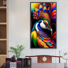 Load image into Gallery viewer, Graceful Peacock 40*70CM(Picture) Full Square Drill Diamond Painting
