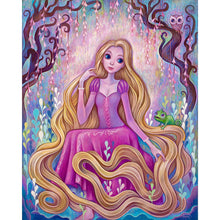 Load image into Gallery viewer, Yishu - Disney Princesses - 40*50CM 11CT 3 Stamped Cross Stitch
