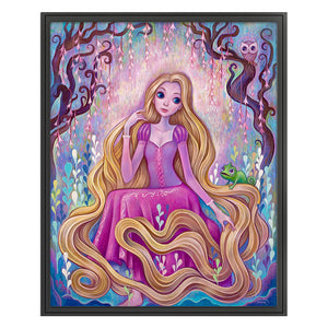 Yishu - Disney Princesses - 40*50CM 11CT 3 Stamped Cross Stitch