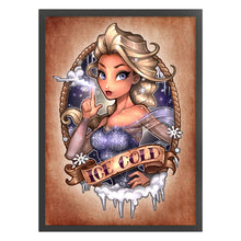 Load image into Gallery viewer, Yishu - Frozen Princess Elsa - 40*56CM 11CT 3 Stamped Cross Stitch

