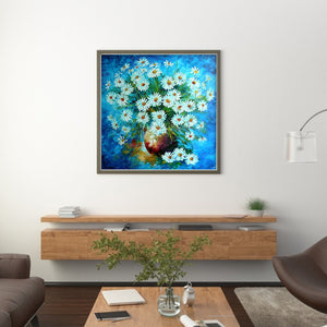Yishu - Daisy - 50*50CM 11CT 3 Stamped Cross Stitch