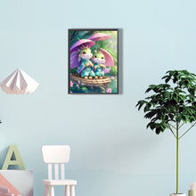 Load image into Gallery viewer, Snake Holding An Umbrella 30*40CM(Canvas) Full Round Drill Diamond Painting
