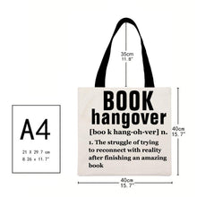 Load image into Gallery viewer, Canvas Bag-Books 40*40CM
