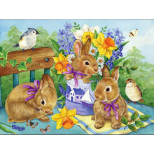 Load image into Gallery viewer, Rabbit 40*30CM(Canvas) Full Round Drill Diamond Painting
