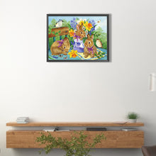 Load image into Gallery viewer, Rabbit 40*30CM(Canvas) Full Round Drill Diamond Painting
