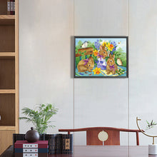 Load image into Gallery viewer, Rabbit 40*30CM(Canvas) Full Round Drill Diamond Painting
