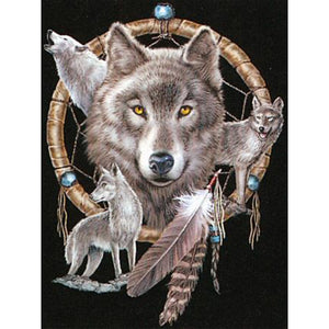 Dream Catcher 30*40CM(Canvas) Full Round Drill Diamond Painting