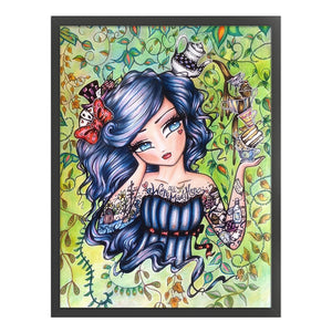 Yishu - Alice In Wonderland - 40*53CM 11CT 3 Stamped Cross Stitch