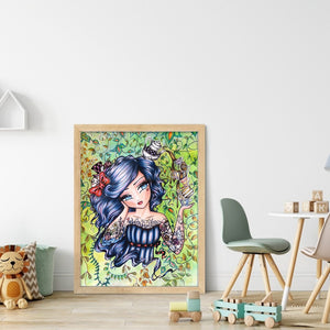 Yishu - Alice In Wonderland - 40*53CM 11CT 3 Stamped Cross Stitch