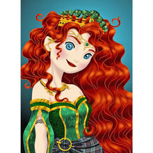 Load image into Gallery viewer, Disney Princess Merida 30*50CM(Canvas) Full Round Drill Diamond Painting

