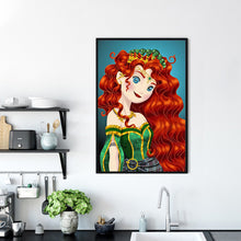 Load image into Gallery viewer, Disney Princess Merida 30*50CM(Canvas) Full Round Drill Diamond Painting
