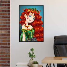 Load image into Gallery viewer, Disney Princess Merida 30*50CM(Canvas) Full Round Drill Diamond Painting
