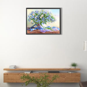 Bouquet Of Flowers 40*30CM(Canvas) Full Round Drill Diamond Painting