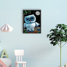 Load image into Gallery viewer, Owl 30*40CM(Canvas) Full Round Drill Diamond Painting
