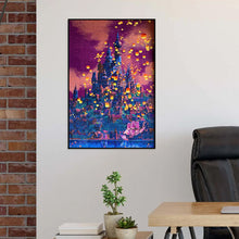 Load image into Gallery viewer, Sky Lantern Castle 30*50CM(Canvas) Full Round Drill Diamond Painting
