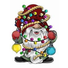Load image into Gallery viewer, Dwarf Holding A Lantern 30*40CM(Canvas) Full Round Drill Diamond Painting
