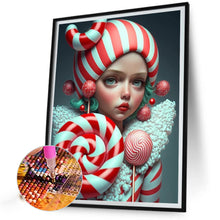 Load image into Gallery viewer, Lolopop Girl 30*40CM(Canvas) Full Round Drill Diamond Painting
