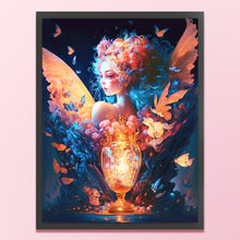 Load image into Gallery viewer, Yishu - Fantasy Butterfly Girl - 50*65CM 11CT 3 Stamped Cross Stitch
