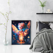 Load image into Gallery viewer, Yishu - Fantasy Butterfly Girl - 50*65CM 11CT 3 Stamped Cross Stitch
