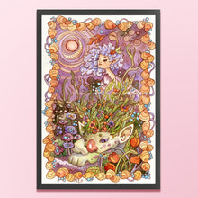Load image into Gallery viewer, Huancan - Illustrated Girl - 50*75CM 11CT 3 Stamped Cross Stitch
