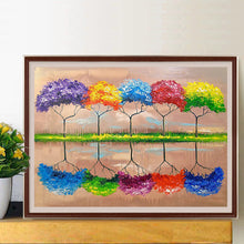 Load image into Gallery viewer, Colorful Tree 40*30CM(Canvas) Full Round Drill Diamond Painting
