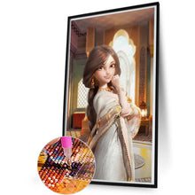 Load image into Gallery viewer, Girl 30*60CM(Canvas) Full Round Drill Diamond Painting
