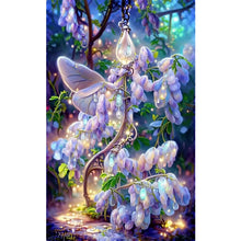Load image into Gallery viewer, Wisteria 30*50CM(Canvas) Full Round Drill Diamond Painting
