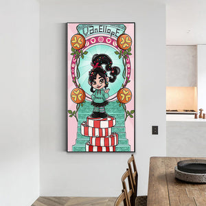 Disney Princess 40*70CM(Canvas) Full Round Drill Diamond Painting