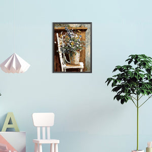Flowers 30*40CM(Canvas) Full Round Drill Diamond Painting