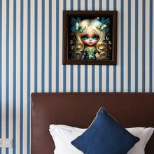 Load image into Gallery viewer, Yishu - Big-Eyed Doll - 50*50CM 11CT 3 Stamped Cross Stitch
