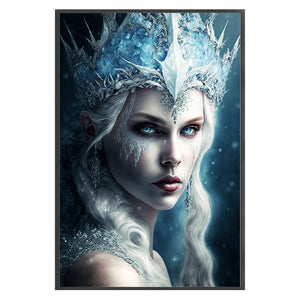 Yishu - Snow Mountain Queen - 50*75CM 11CT 3 Stamped Cross Stitch