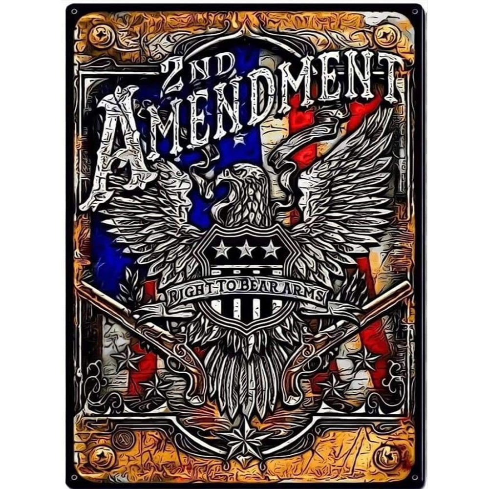 Eagle Playing Card 30*40CM(Canvas) Full Round Drill Diamond Painting